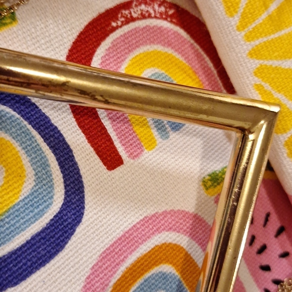 Gold V Layer Chain Necklace - Picture 4 of 4